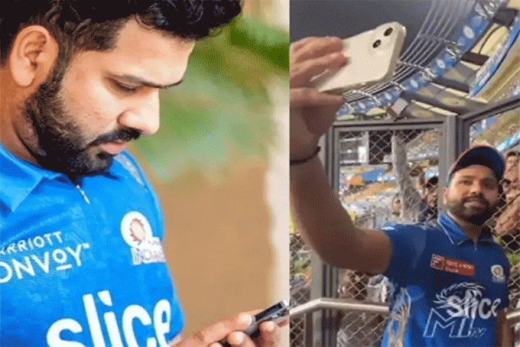  राजकोट में भारतीय कप्तान रोहित शर्मा का आईफोन हो गया चोरी!