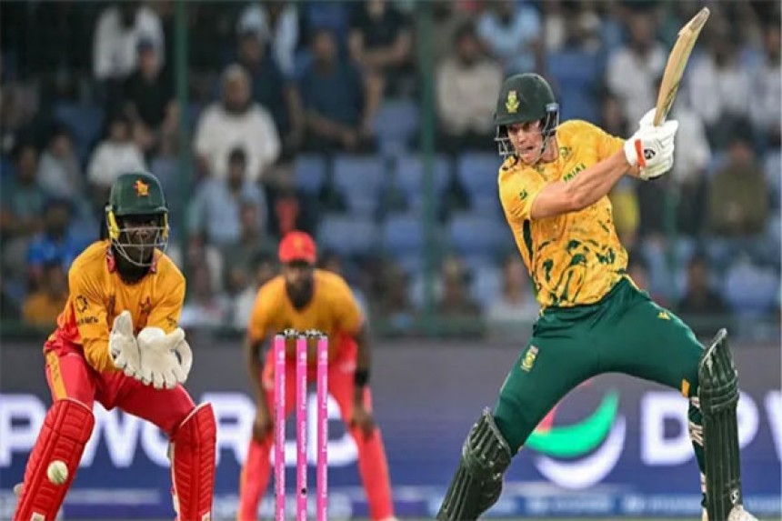 South Africa defeated: दक्षिण अफ्रीका ने जिम्बाब्वे को पांच विकेट से हराया